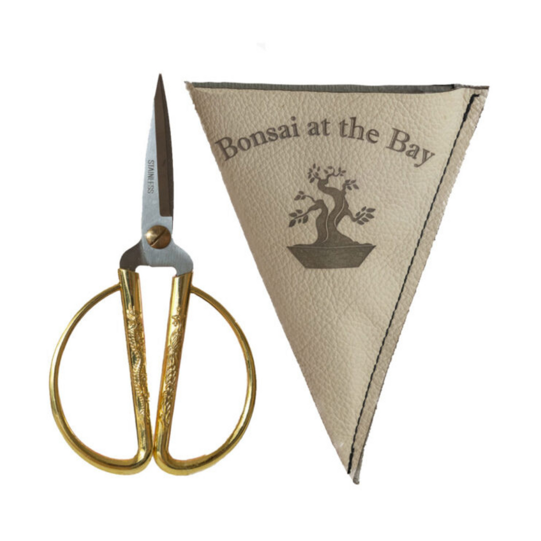 Scissors with Pouch - Gold